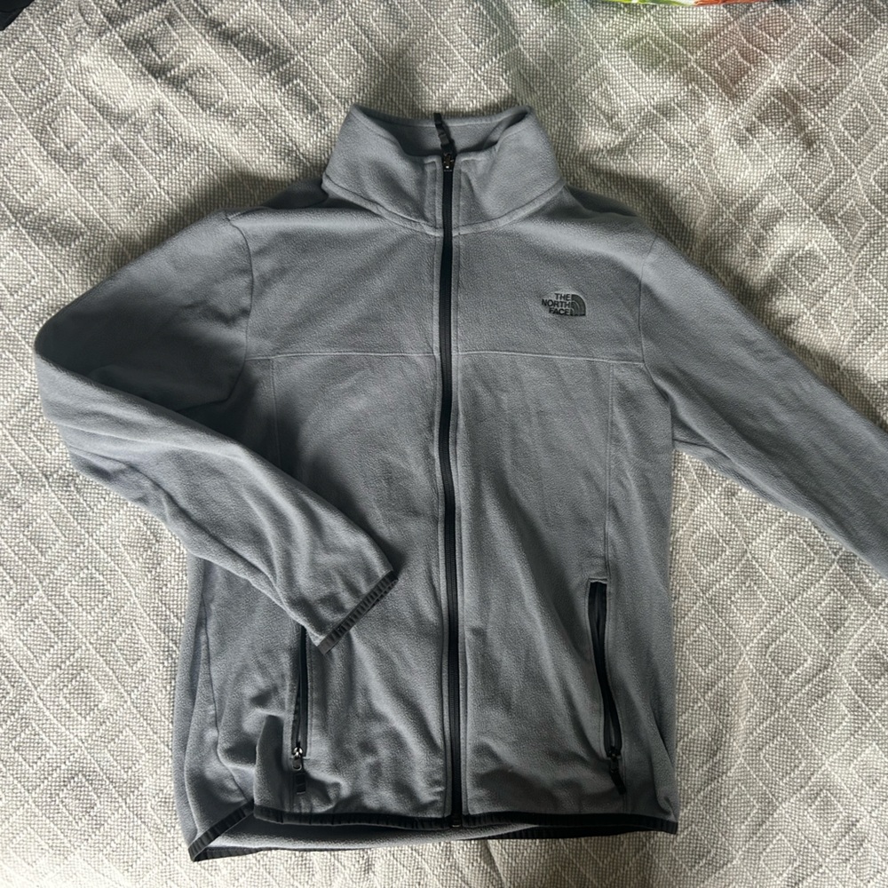 The North Face Women’s Gray Full-Zip Fleece Jacket